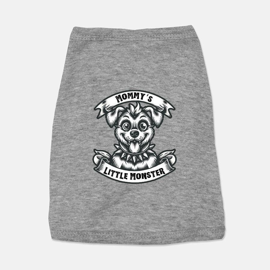 Mommy's Little Monster Dog Shirt For Dogs -Small -Medium Dog-Large Dog-Pet Gift- Punk Dog-Rockabilly Dog-Dogs Lovers Gift-Social Distortion