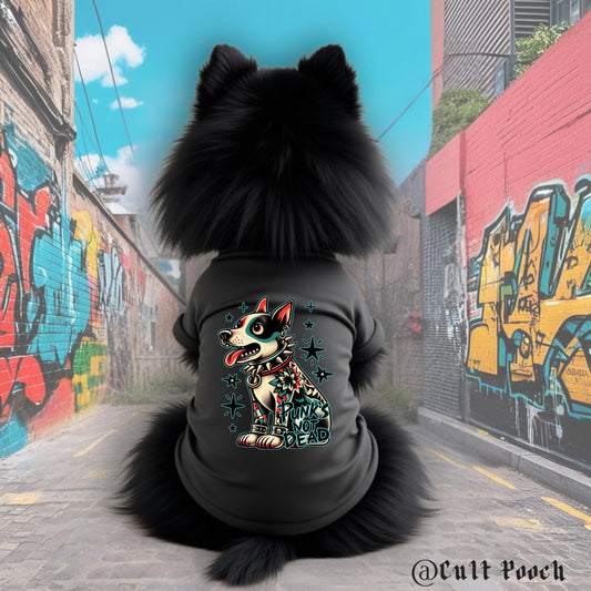 Punks Not Dead Dog Shirt For Dogs -Pet Gift- Punk Dog-Dogs Lovers Gift-Punk Dog Shirt