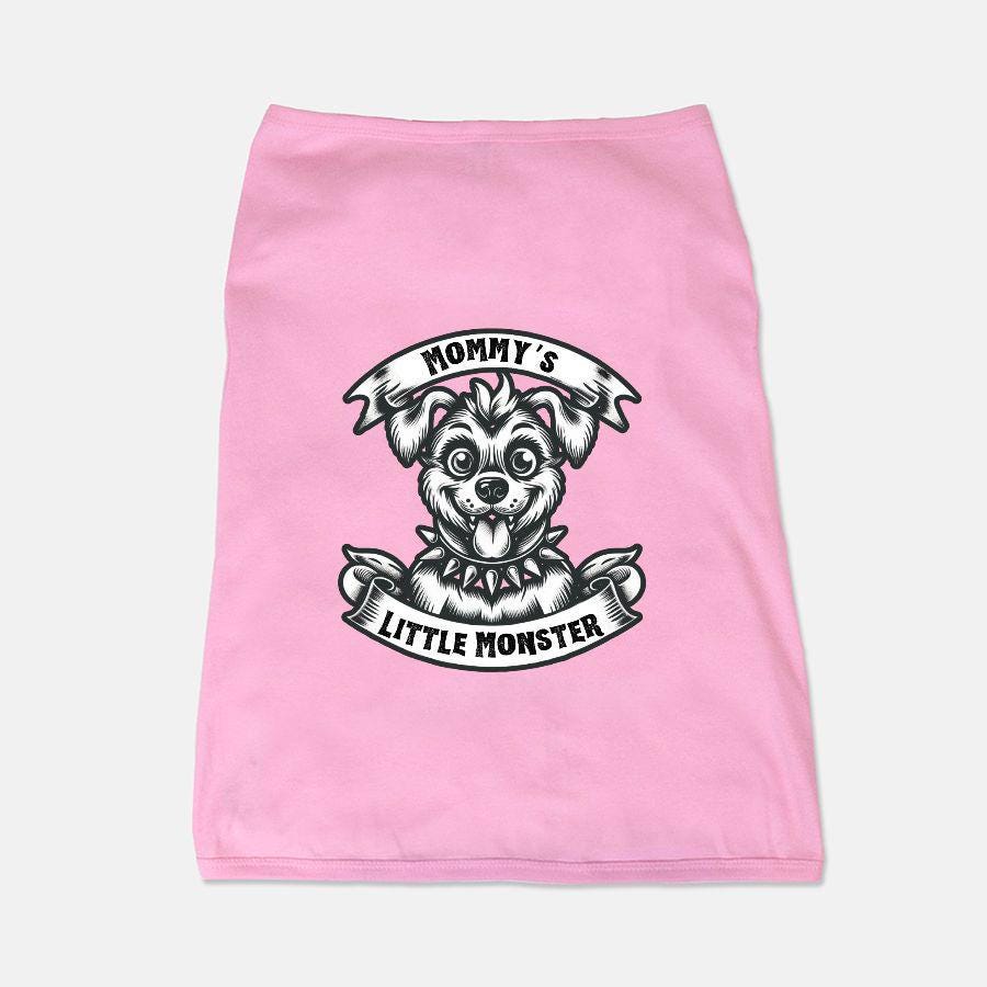 Mommy's Little Monster Dog Shirt For Dogs -Small -Medium Dog-Large Dog-Pet Gift- Punk Dog-Rockabilly Dog-Dogs Lovers Gift-Social Distortion